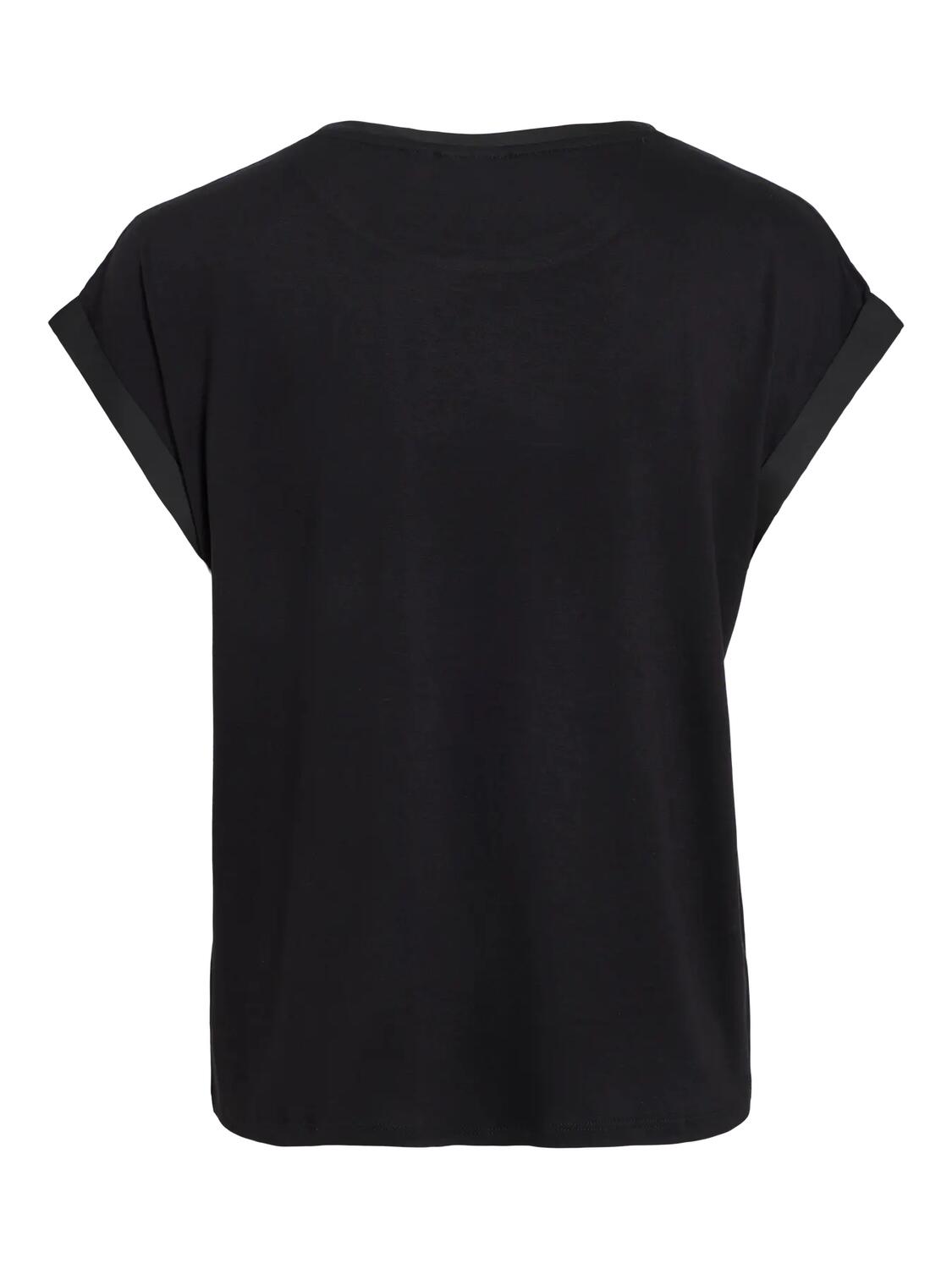 Viellette Satin top - sort